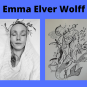 Ind i en bog med forfatteren: Nutidens Nymfer Er Snu Og udødelige af Emma Elver Wolff