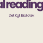 Social Reading Club x Det Kgl. Bibliotek Social Reading Club x Det Kgl. Bibliotek