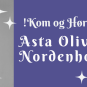 Forfattersamtale med Asta Olivia Nordenhof Forfattersamtale med Asta Olivia Nordenhof